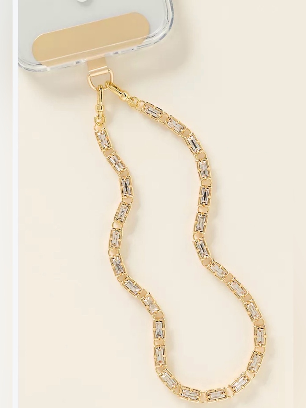 NEW! Anthropologie Crystal Phone Chain